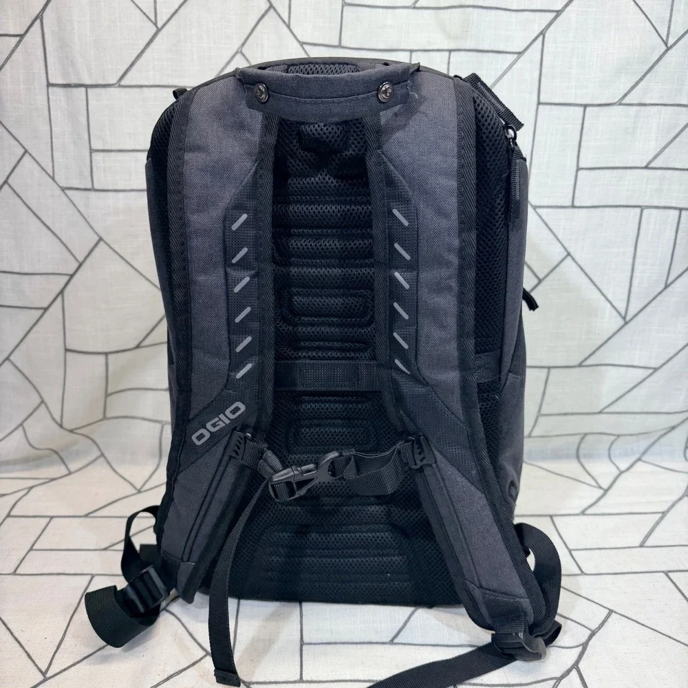 OGIO Backpack Large Black SAX Embroidered Tech Travel Laptop Bag